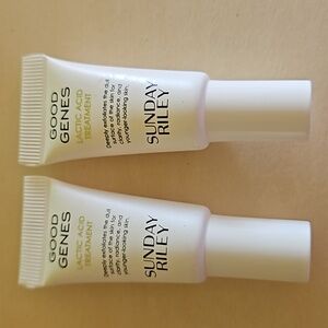 2 NWT Sunday Riley Good Genes .17 oz Lactic Acid Treatment